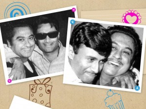 Dev Ananad with Kishore Kumar