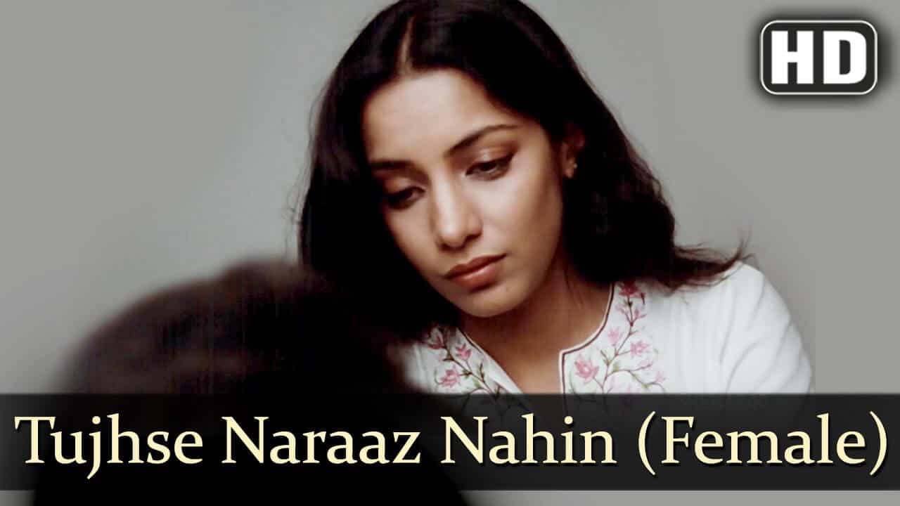lata mangeshkar tujhse naraz nahin zindagi